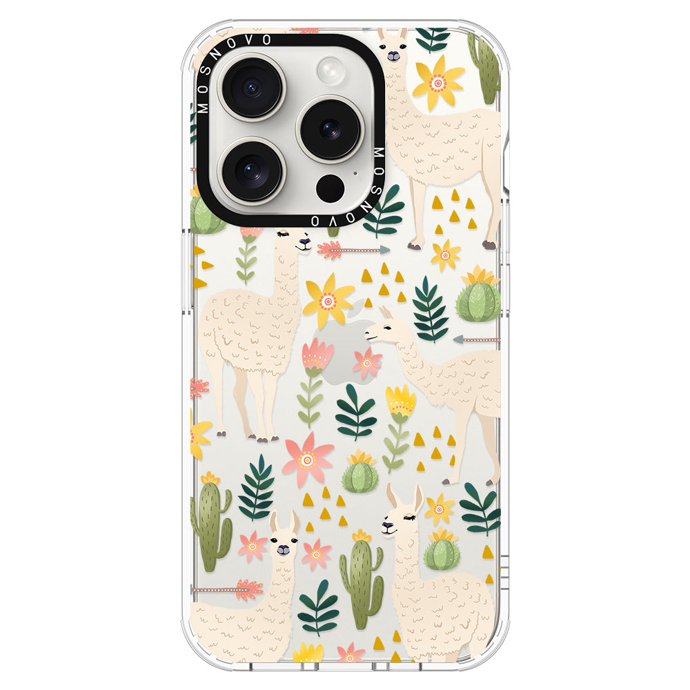 Desert Llama Phone Case - iPhone 16 Pro Case - MOSNOVO