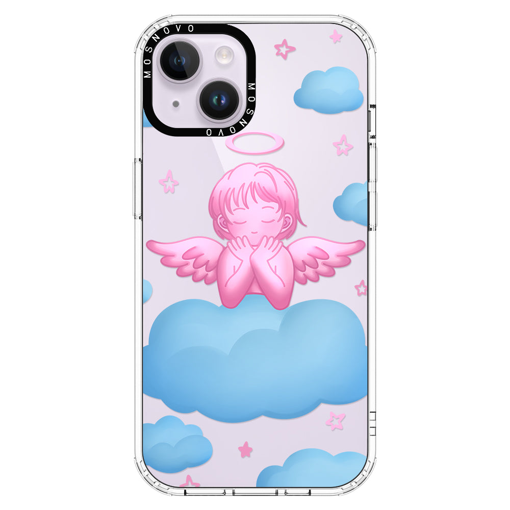 Pink Serenity Angel Phone Case - iPhone 14 Case