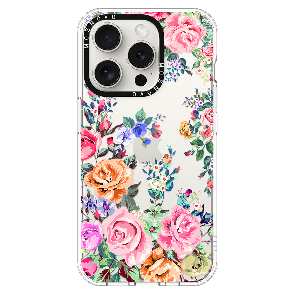 Flower Garden Phone Case - iPhone 16 Pro Case - MOSNOVO