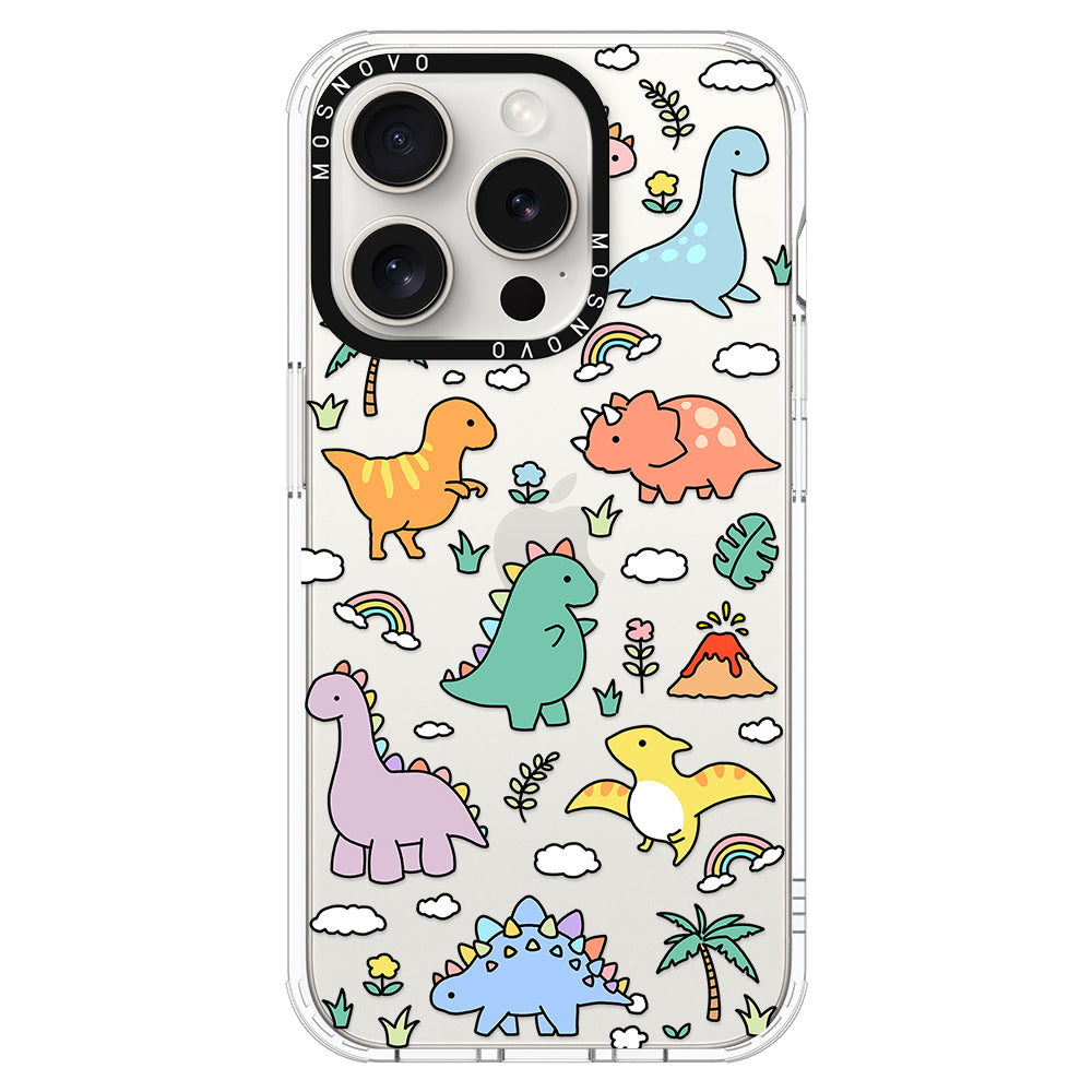 Cute Dinosaur World Phone Case - iPhone 16 Pro Case - MOSNOVO