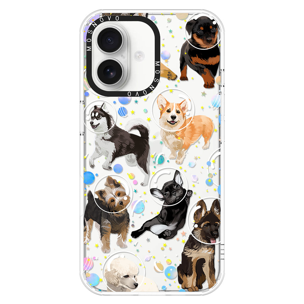 Space Dog Phone Case - iPhone 16 Plus Case - MOSNOVO