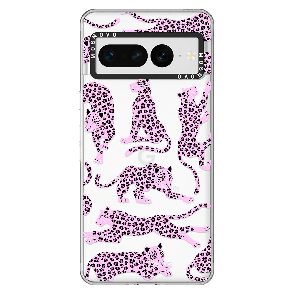 Pink Leopard Phone Case - Google Pixel 7 Pro Case