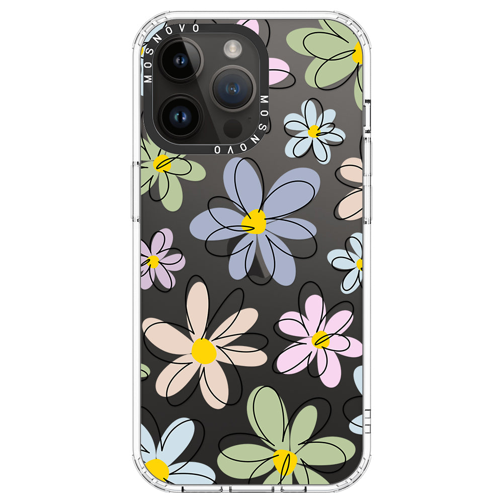 Linear Blooms Phone Case - iPhone 14 Pro Max Case