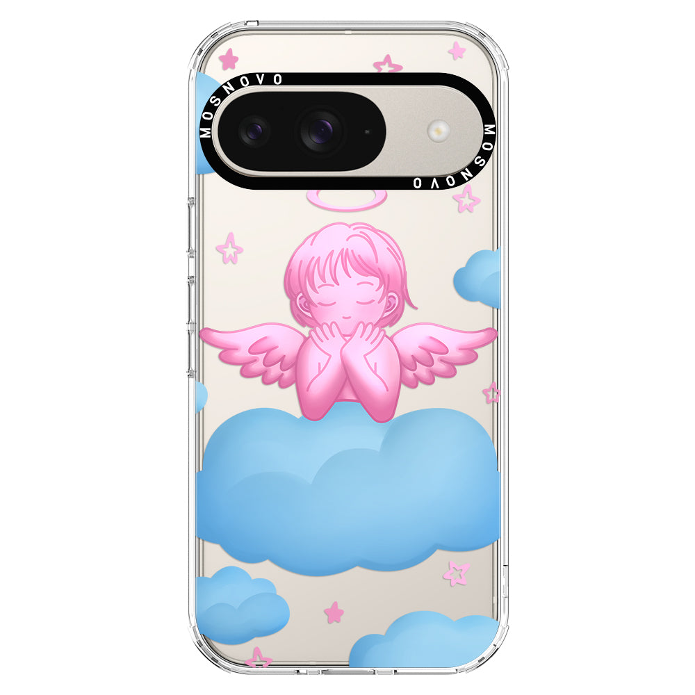 Pink Serenity Angel Phone Case - Google Pixel 9 Case