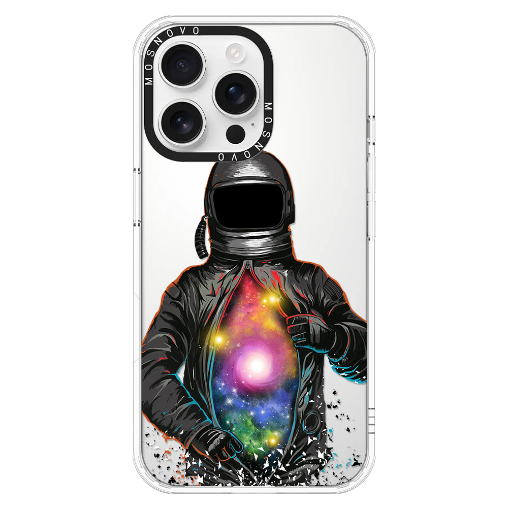 Mystery Astronaut Phone Case - iPhone 16 Pro Max Case - MOSNOVO