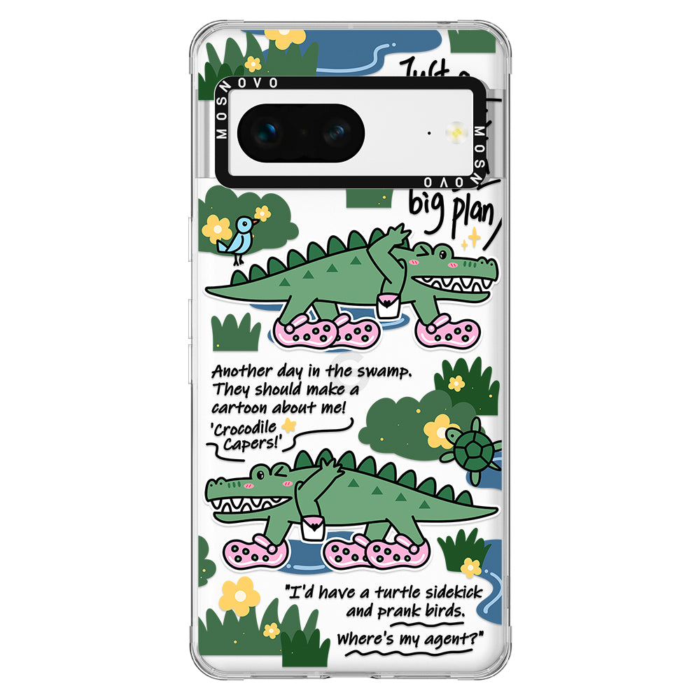 Croc with Big Plan Phone Case - Google Pixel 7 Case