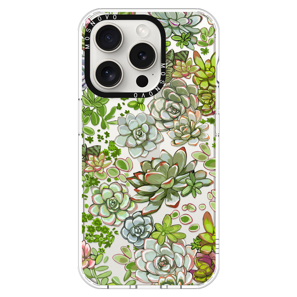 Succulent Phone Case - iPhone 16 Pro Case - MOSNOVO