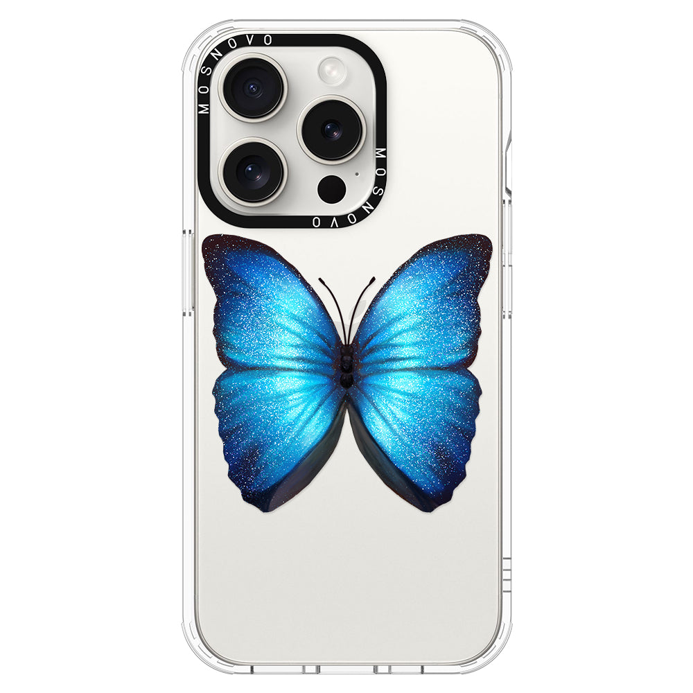 Shimmering Butterfly Phone Case - iPhone 16 Pro Max Case - MOSNOVO