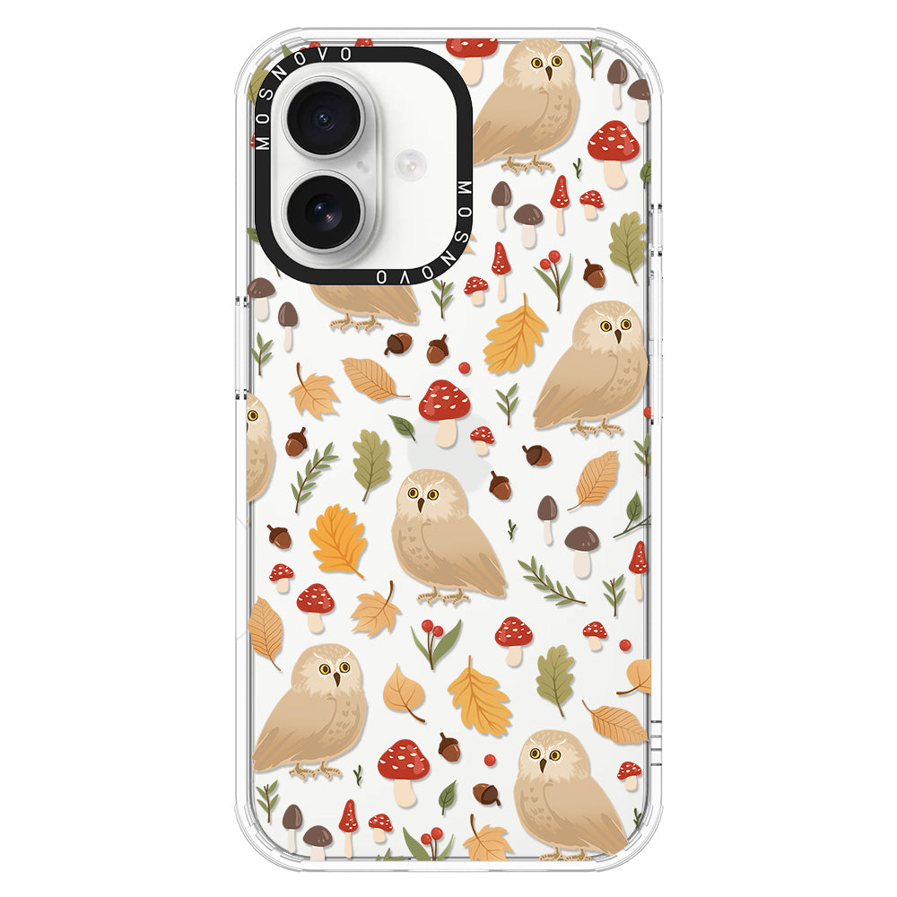 Autumn Owl Phone Case - iPhone 16 Plus Case - MOSNOVO