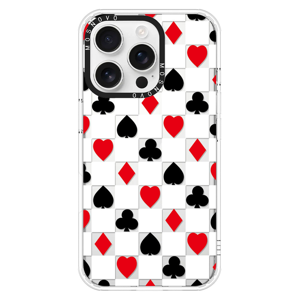 Checker Poker Phone Case - iPhone 16 Pro Case - MOSNOVO