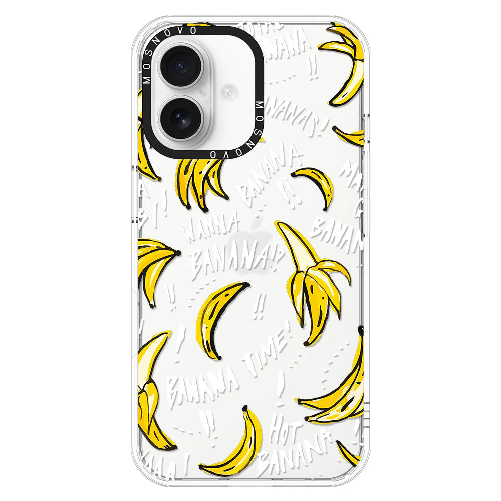 Banana Banana Phone Case - iPhone 16 Plus Case - MOSNOVO