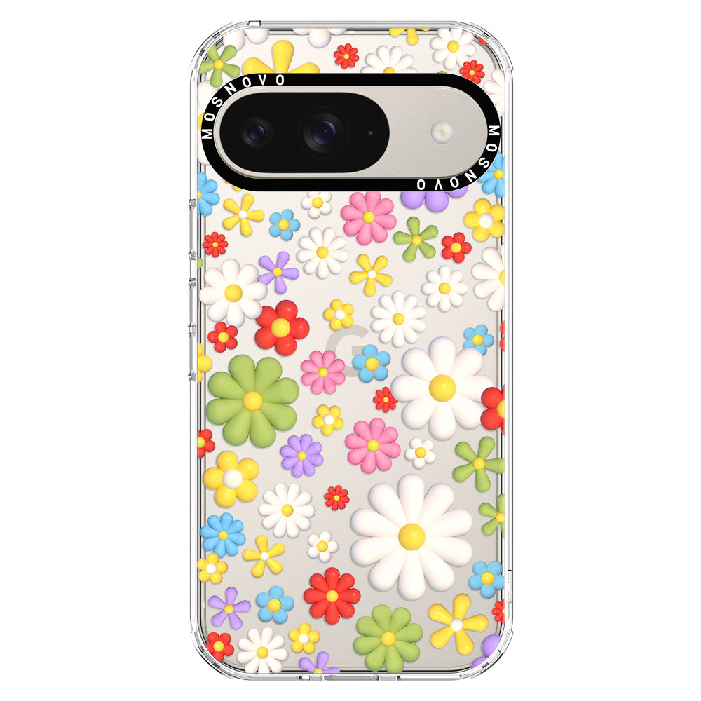 3D Flowers Phone Case - Google Pixel 9 Case