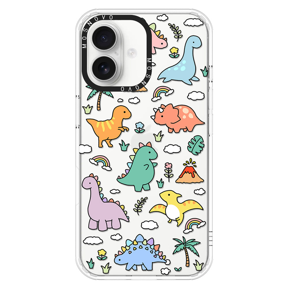 Cute Dinosaur World Phone Case - iPhone 16 Case - MOSNOVO