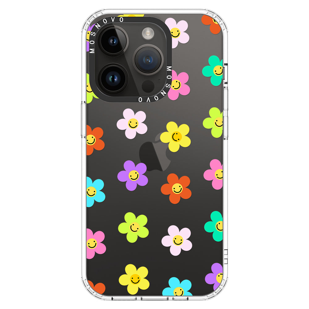 Smile Floral Phone Case - iPhone 14 Pro Case