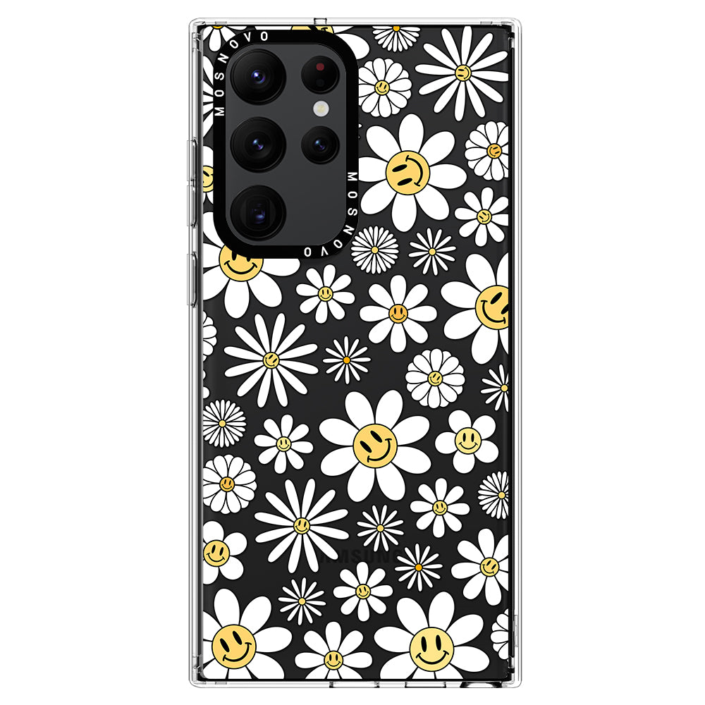 Happy Daisy Blooms Phone Case - Samsung Galaxy S22 Ultra Case