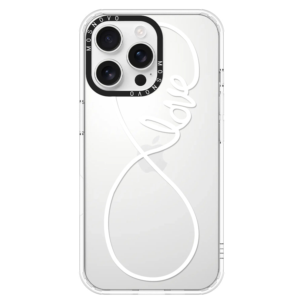 Infinity Love Phone Case - iPhone 16 Pro Max Case - MOSNOVO