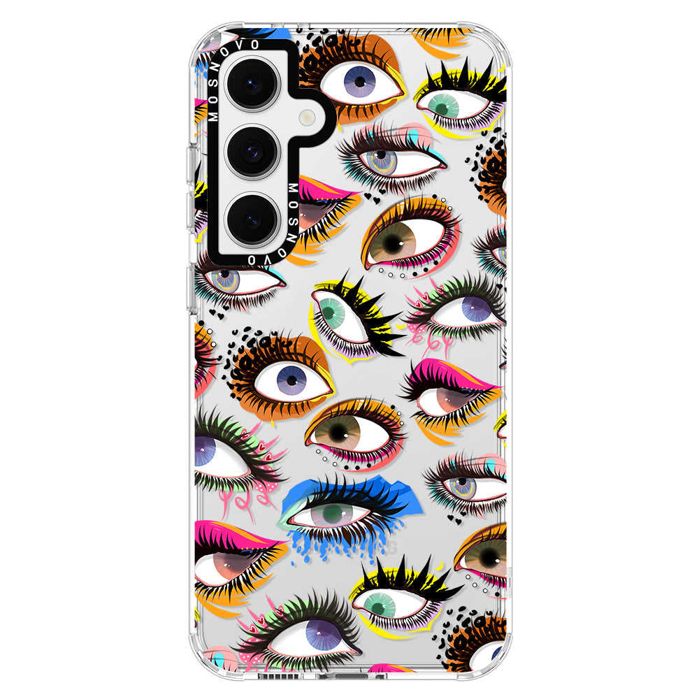 Eyes Phone Case - Samsung Galaxy S24 FE Case - MOSNOVO