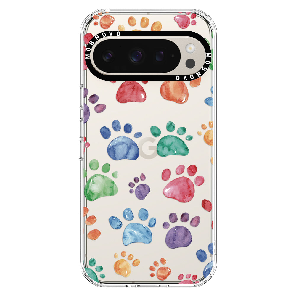 Colorful Paw Phone Case - Google Pixel 9 Pro XL Case