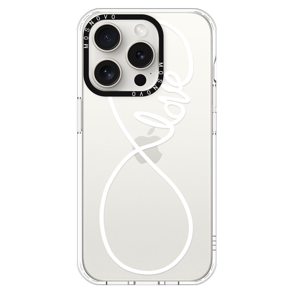 Infinity Love Phone Case - iPhone 16 Pro Max Case - MOSNOVO