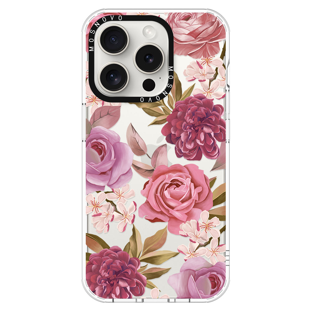 Blossom Flowe Floral Phone Case - iPhone 16 Pro Case - MOSNOVO