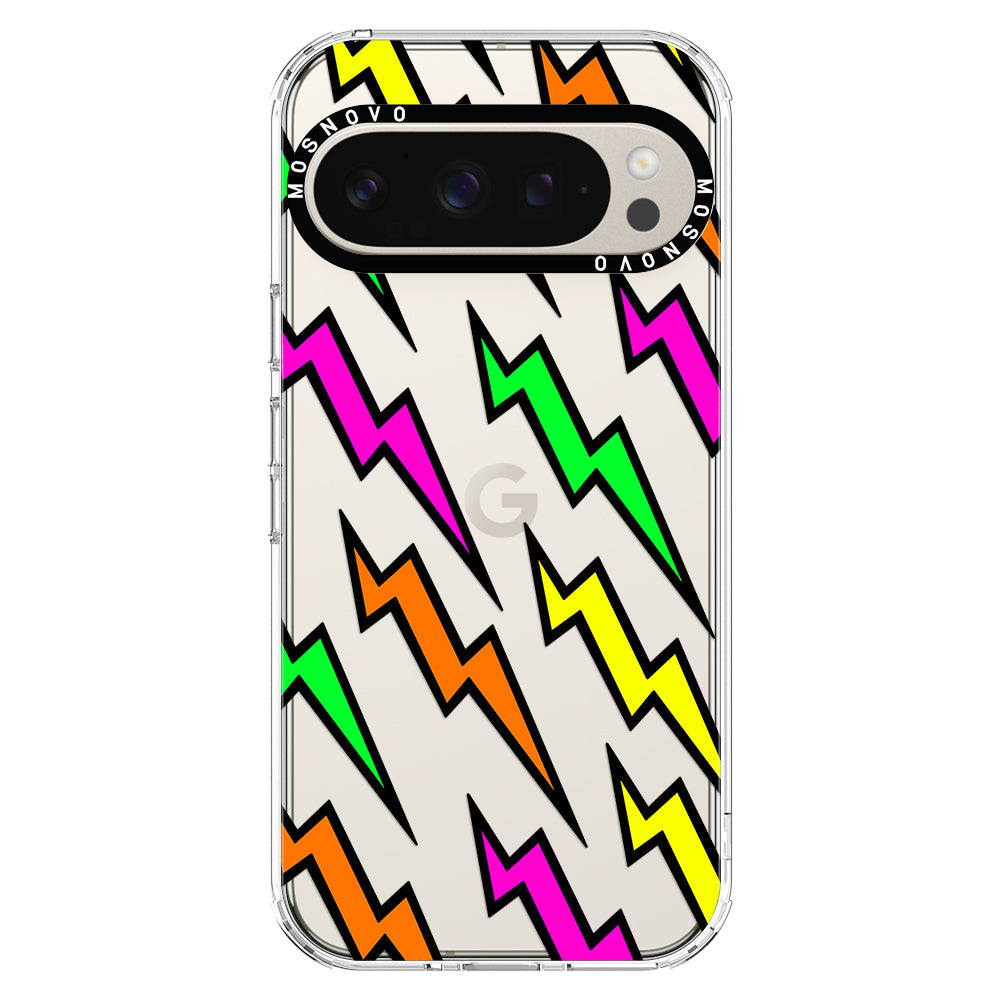 Colorful Lightning Phone Case - Google Pixel 9 Pro XL Case