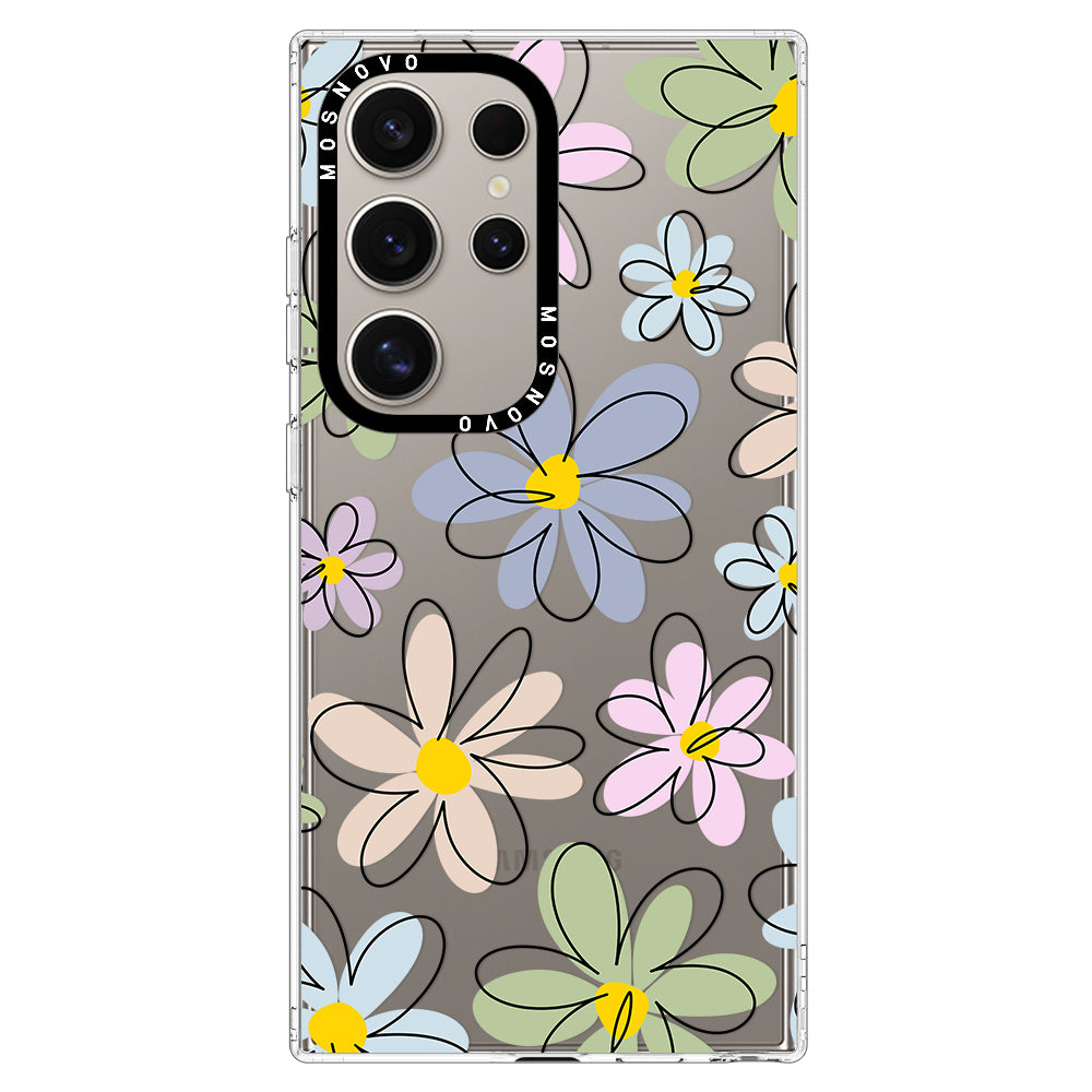 Linear Blooms Phone Case - Samsung Galaxy S24 Ultra Case