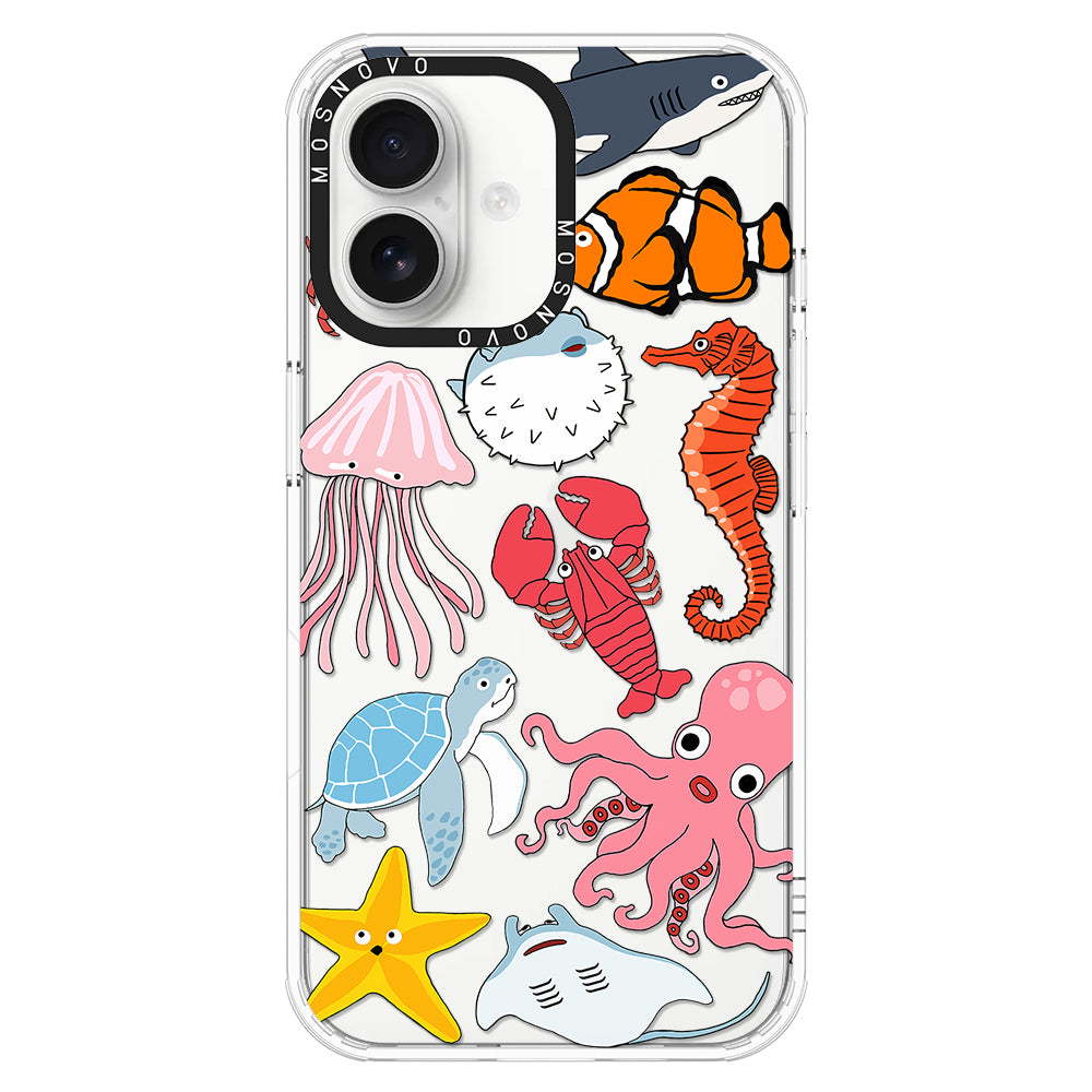 Sea World Phone Case - iPhone 16 Plus Case - MOSNOVO