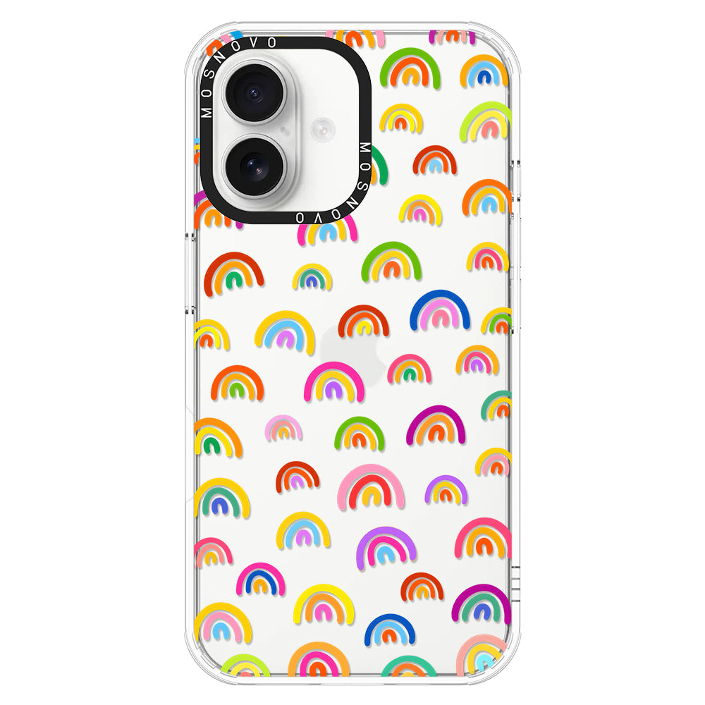 Cute Rainbow Phone Case - iPhone 16 Case - MOSNOVO