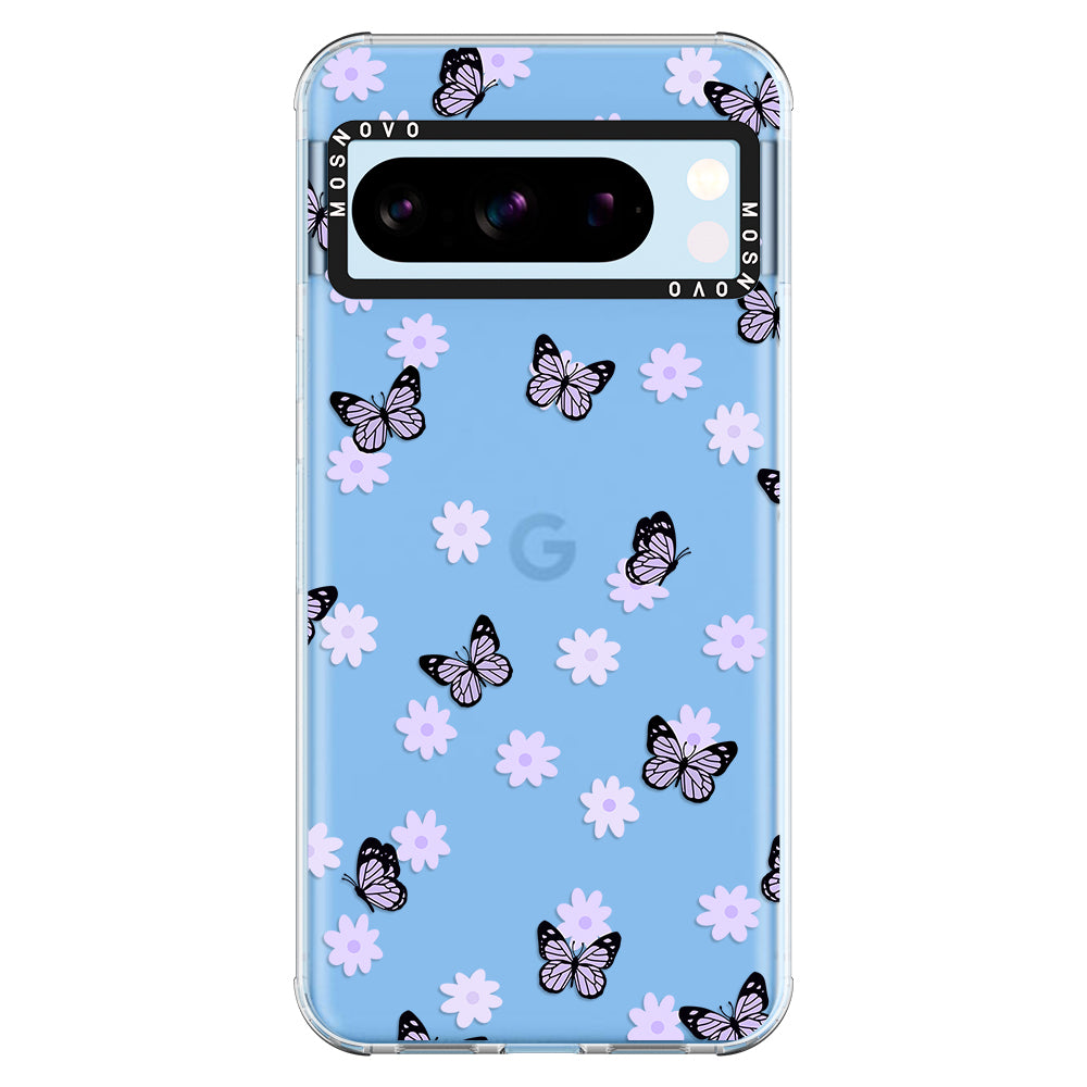 Lilac Butterfly Phone Case - Google Pixel 8 Pro Case