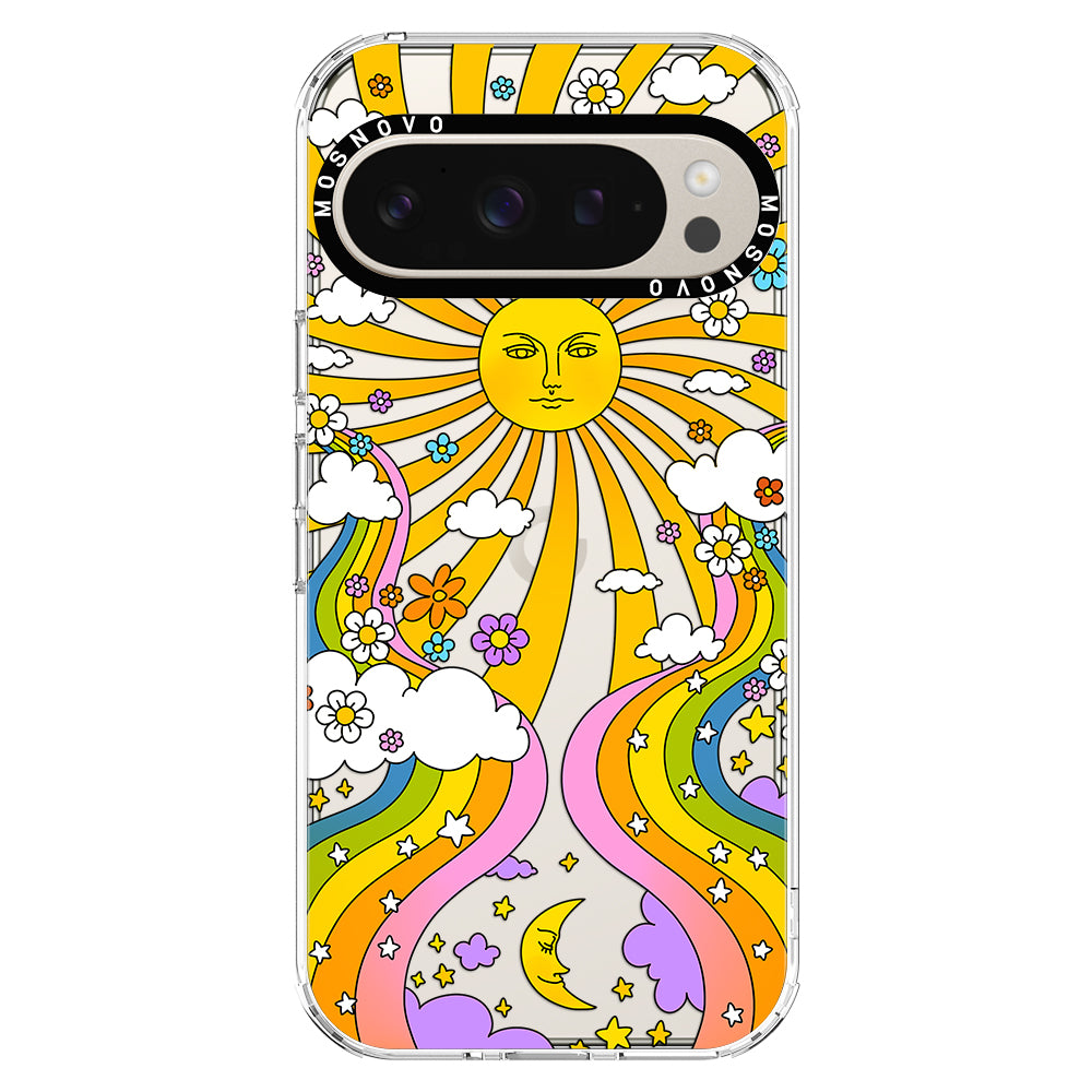 70's Psychedelic Groovy Art Phone Case - Google Pixel 9 Pro Case