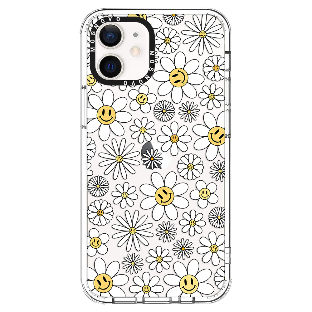 Happy Daisy Blooms Phone Case - iPhone 12 Case