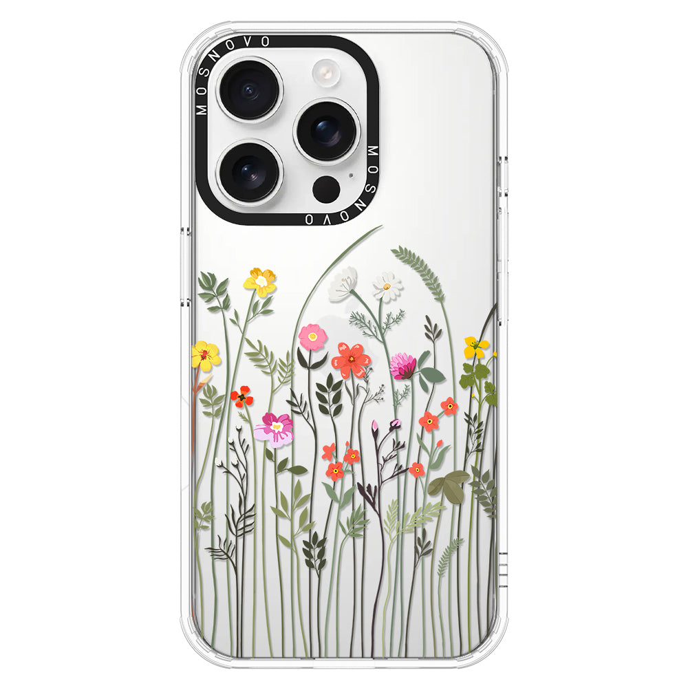 Spring Wildflower Phone Case - iPhone 16 Pro Case - MOSNOVO