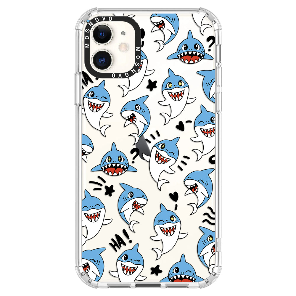 Cute Sharks Phone Case - iPhone 11 Case