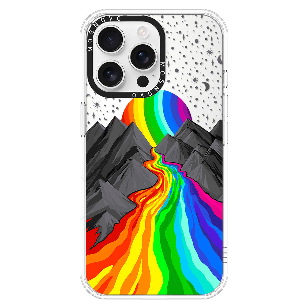 Rainbow Landscape Phone Case - iPhone 16 Pro Max Case - MOSNOVO