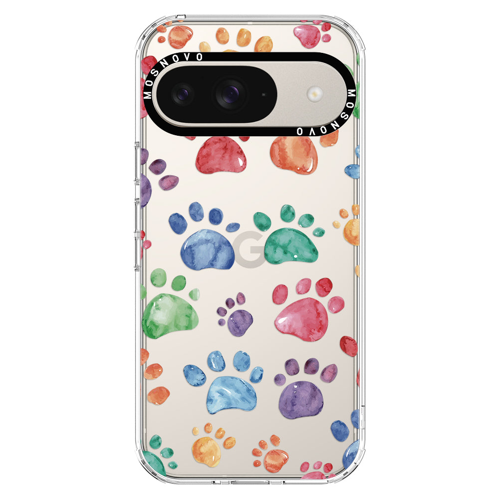 Colorful Paw Phone Case - Google Pixel 9 Case