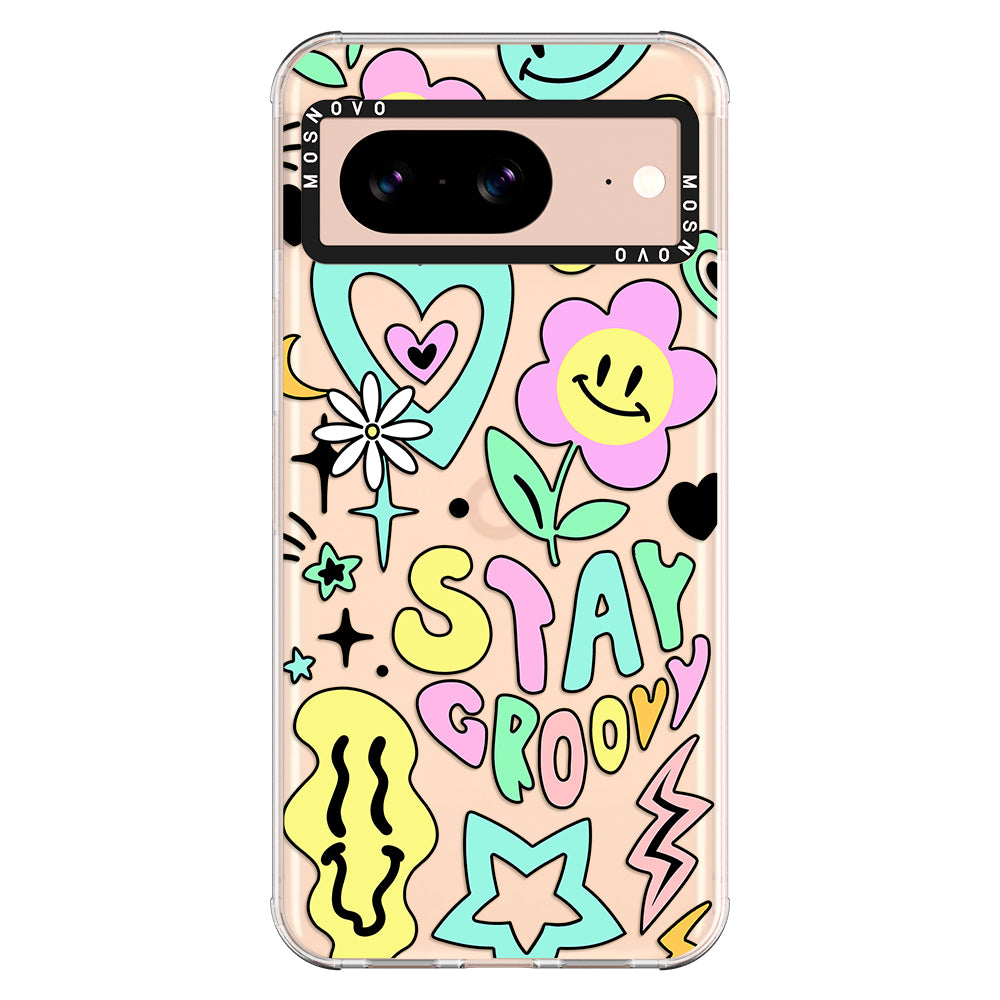 Stay Groovy Phone Case - Google Pixel 8 Case