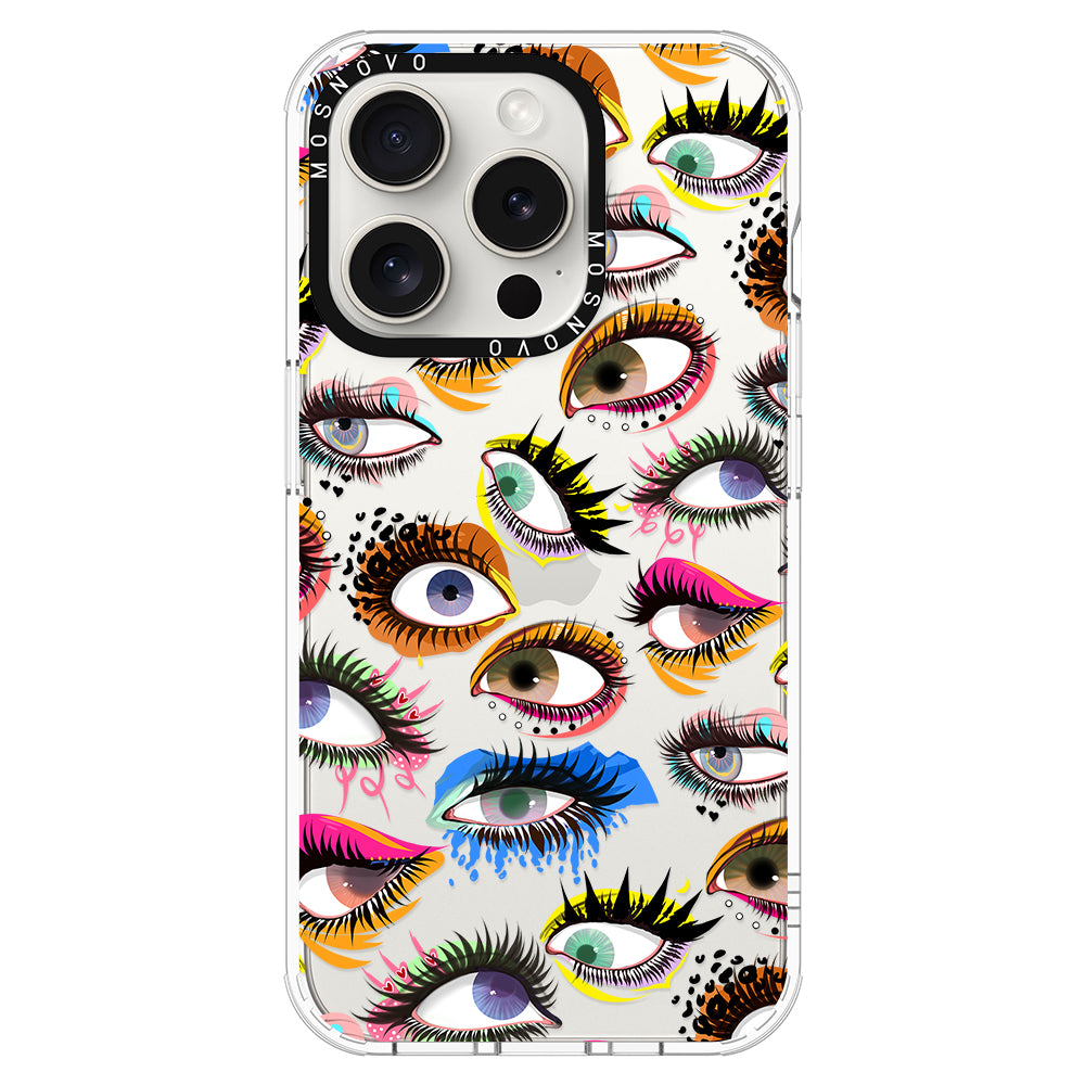 Eyes Phone Case - iPhone 16 Pro Max Case - MOSNOVO