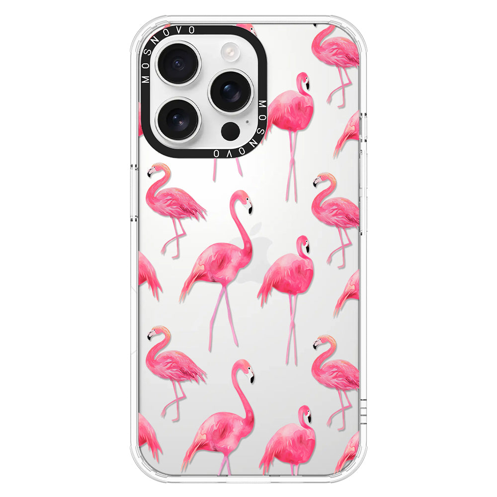 Flamingo Phone Case - iPhone 16 Pro Max Case - MOSNOVO