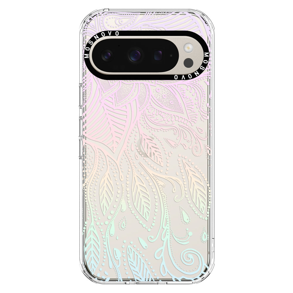 Pastel Rainbow Mandala Phone Case - Google Pixel 9 Pro XL Case