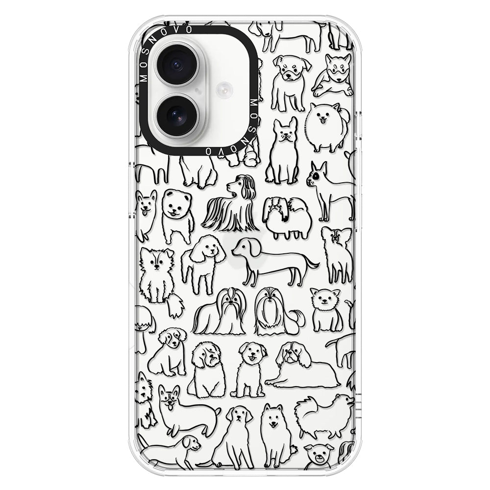 Dogs Phone Case - iPhone 16 Case - MOSNOVO