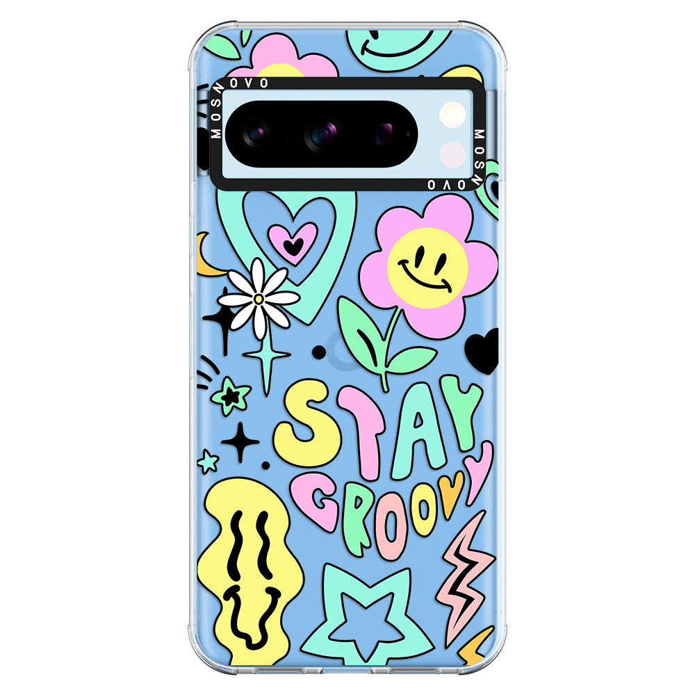 Stay Groovy Phone Case - Google Pixel 8 Pro Case