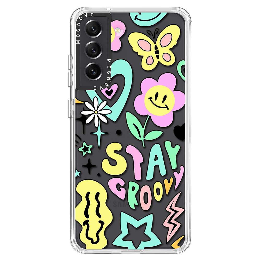 Stay Groovy Phone Case - Samsung Galaxy S21 FE Case