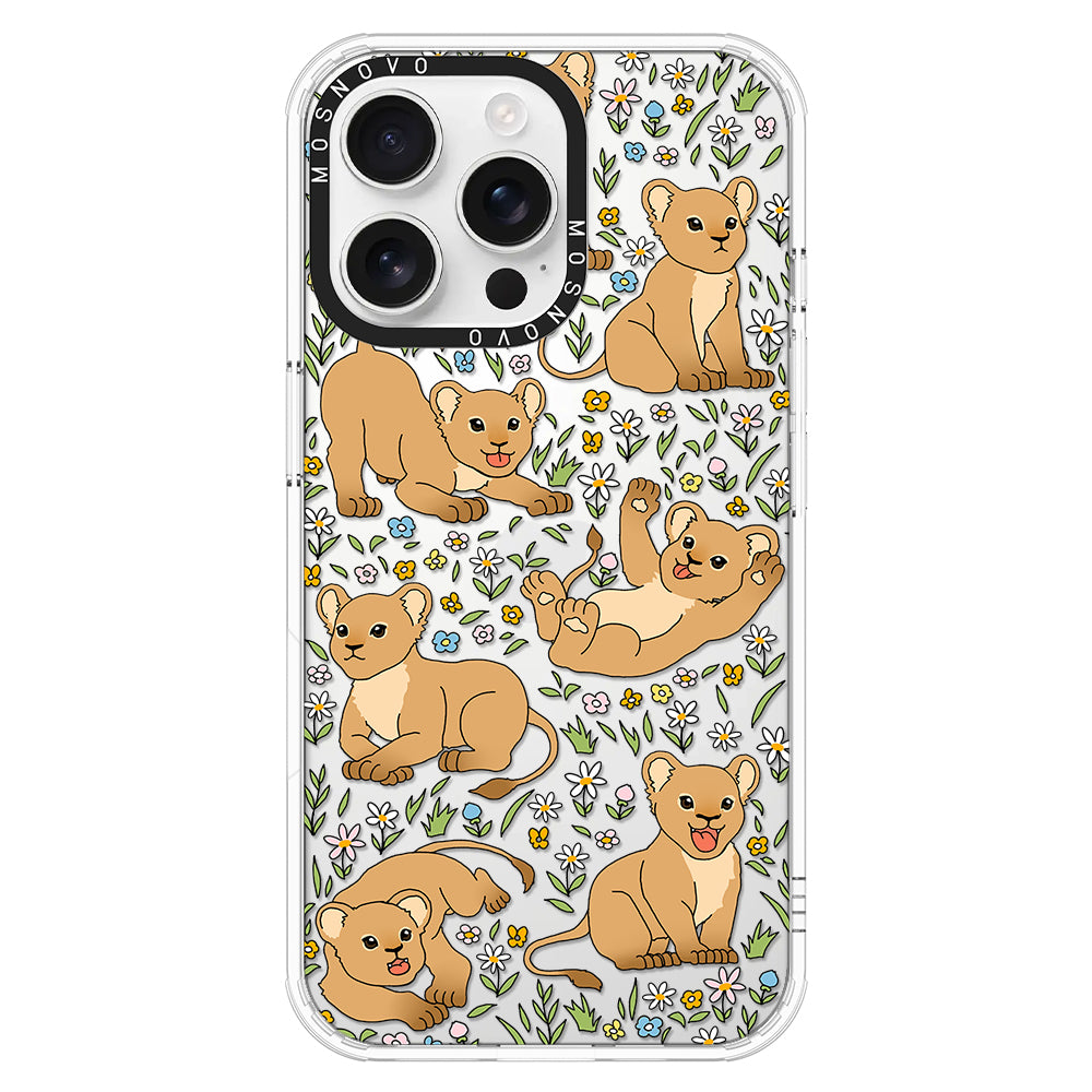 Cute Lion Phone Case - iPhone 16 Pro Max Case - MOSNOVO