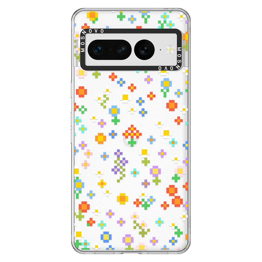 Pixel-Floral Phone Case - Google Pixel 7 Pro Case