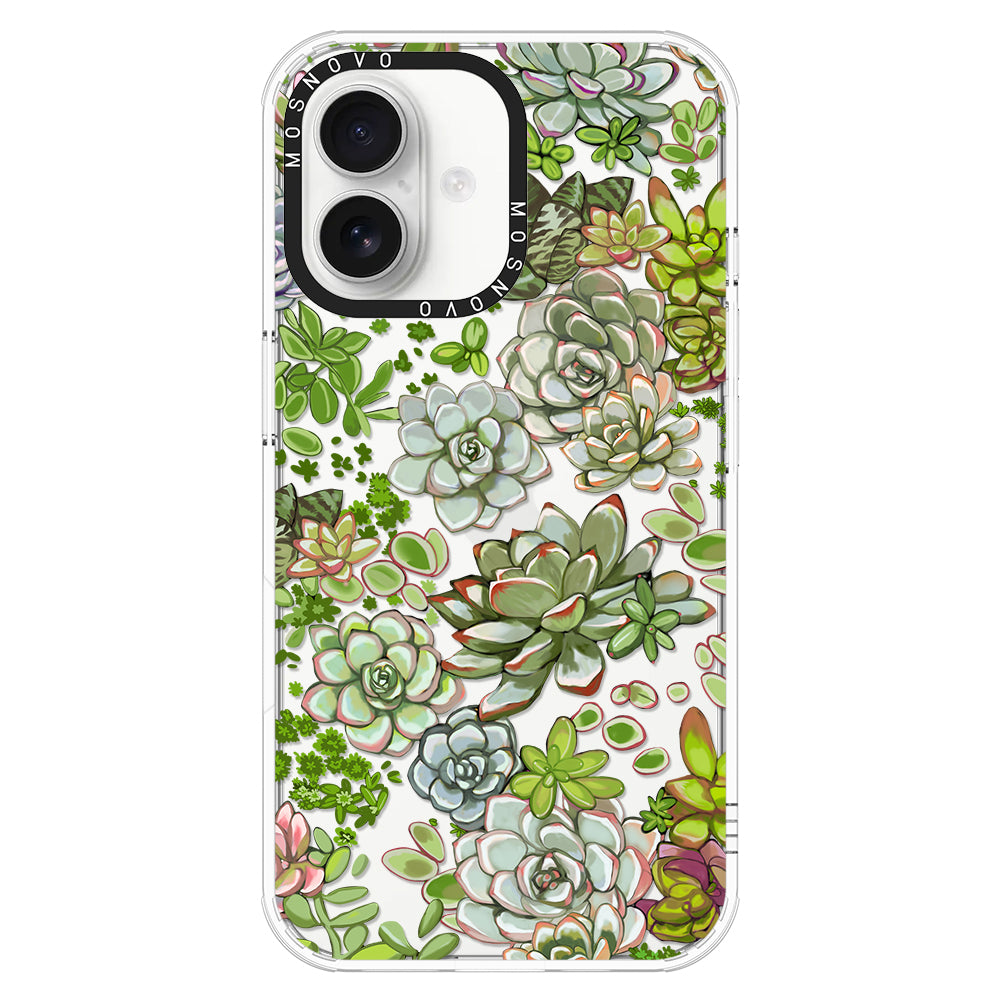 Succulent Phone Case - iPhone 16 Plus Case - MOSNOVO