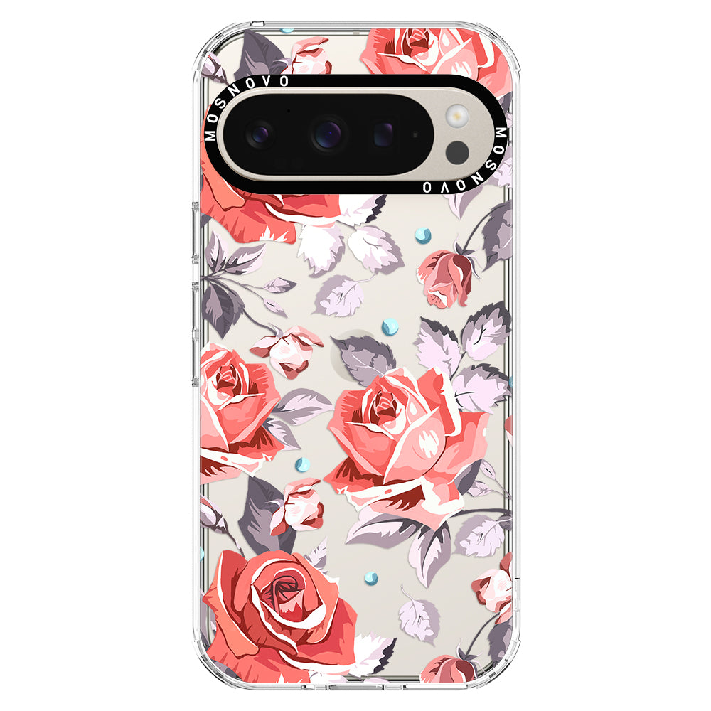 Retro Floral Phone Case - Google Pixel 9 Pro Case