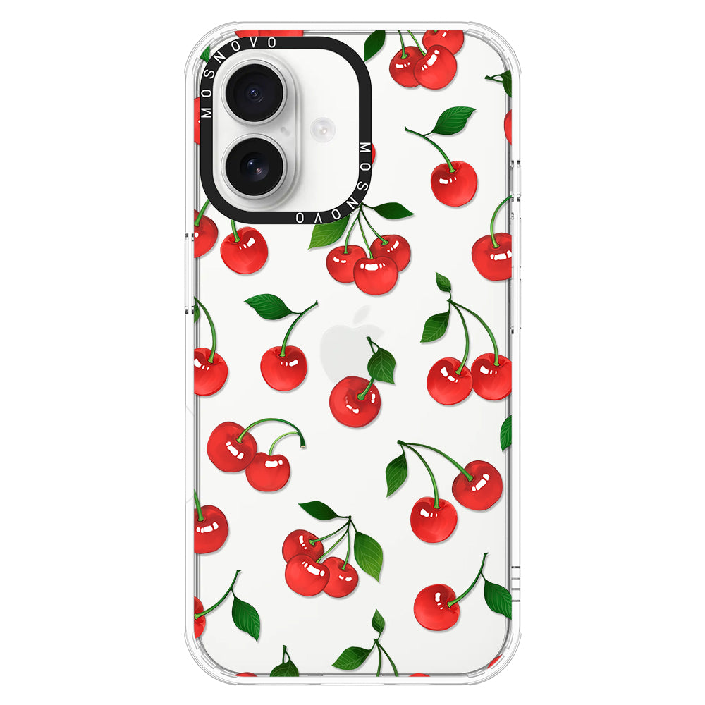 Poppy Cherry Phone Case - iPhone 16 Plus Case - MOSNOVO