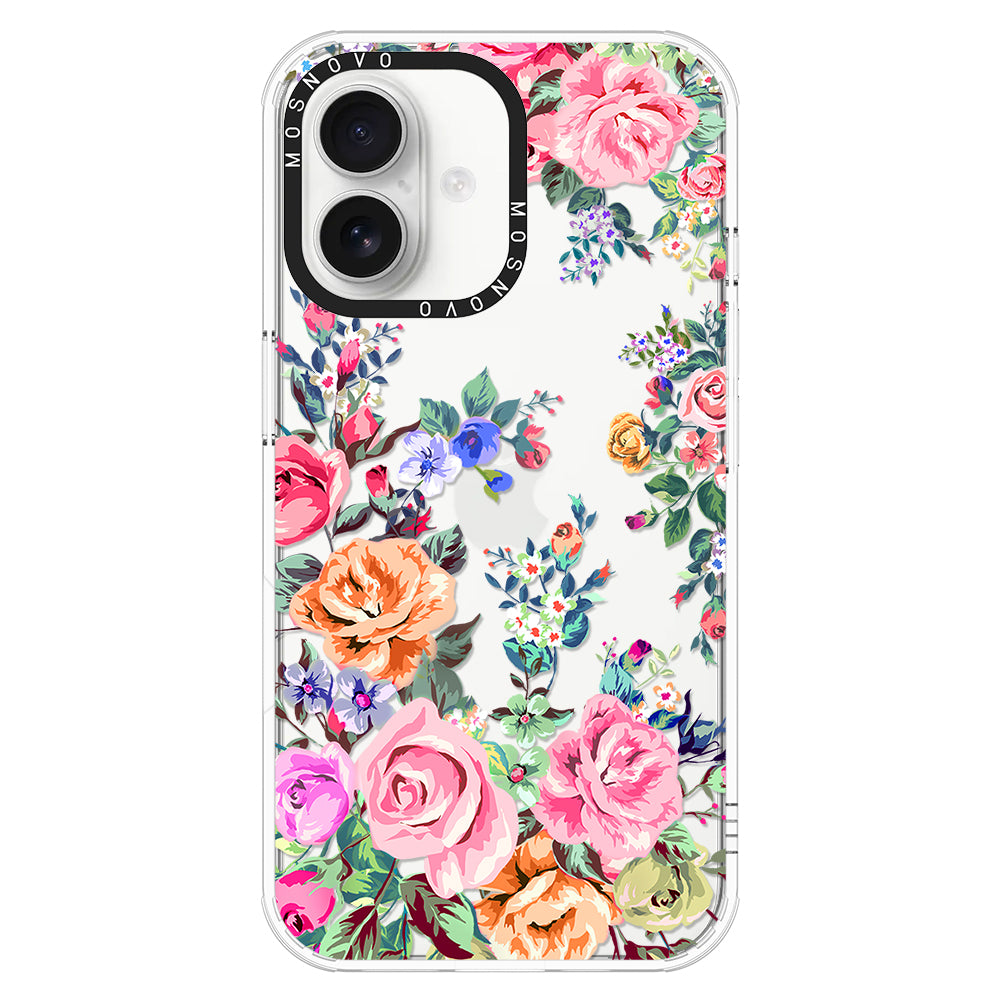 Flower Garden Phone Case - iPhone 16 Plus Case - MOSNOVO