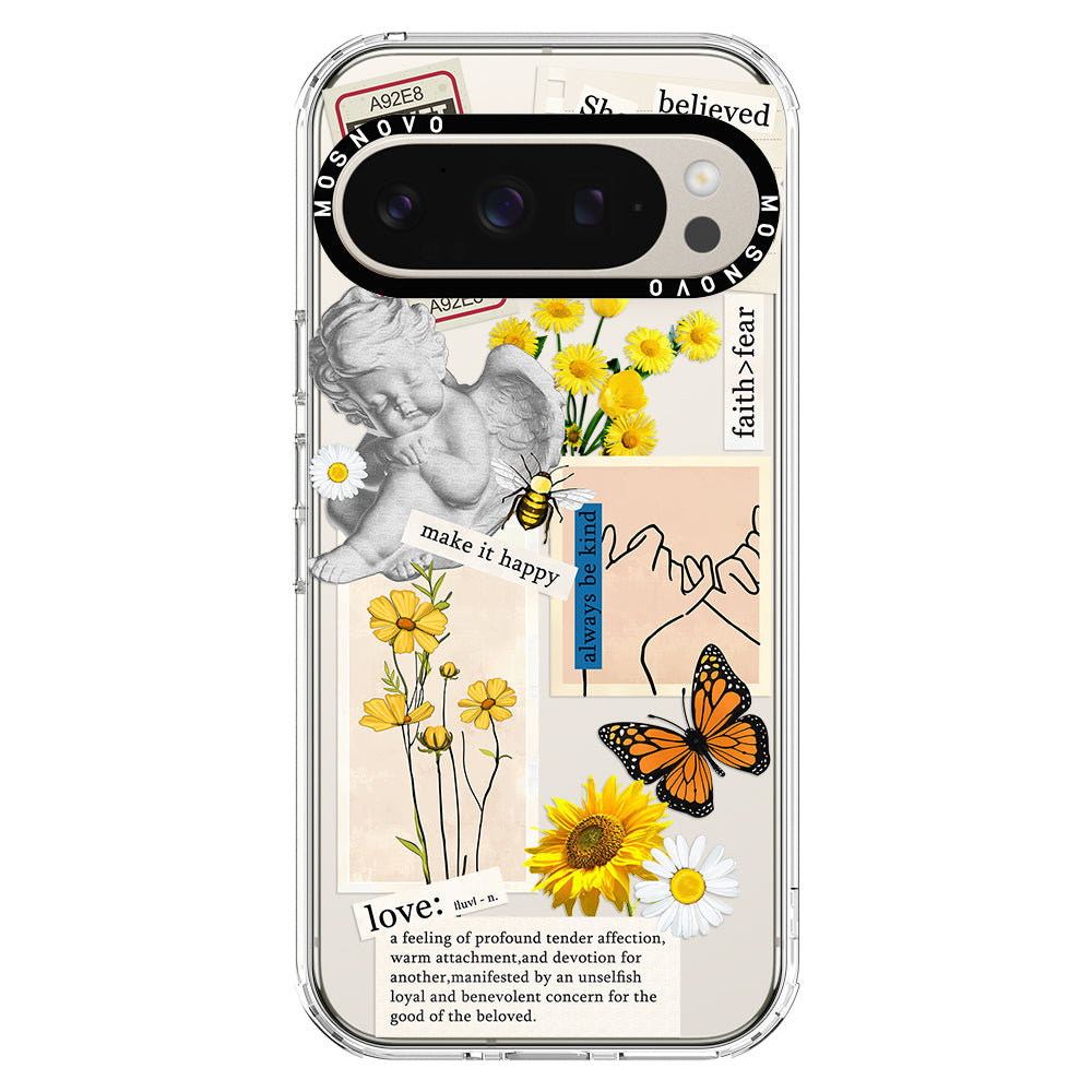 Vintage Collage Art Phone Case - Google Pixel 9 Pro XL Case