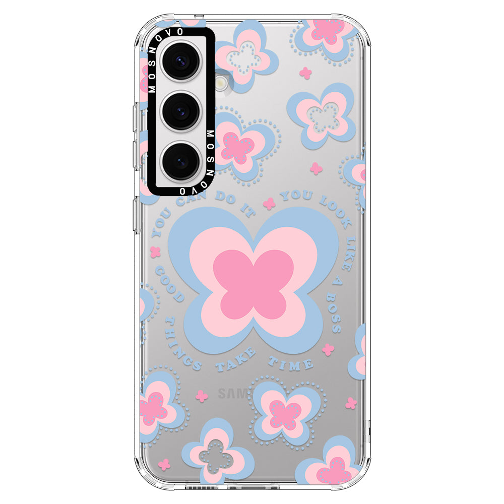 Blooming Butterflies Phone Case - Samsung Galaxy S24 Plus Case